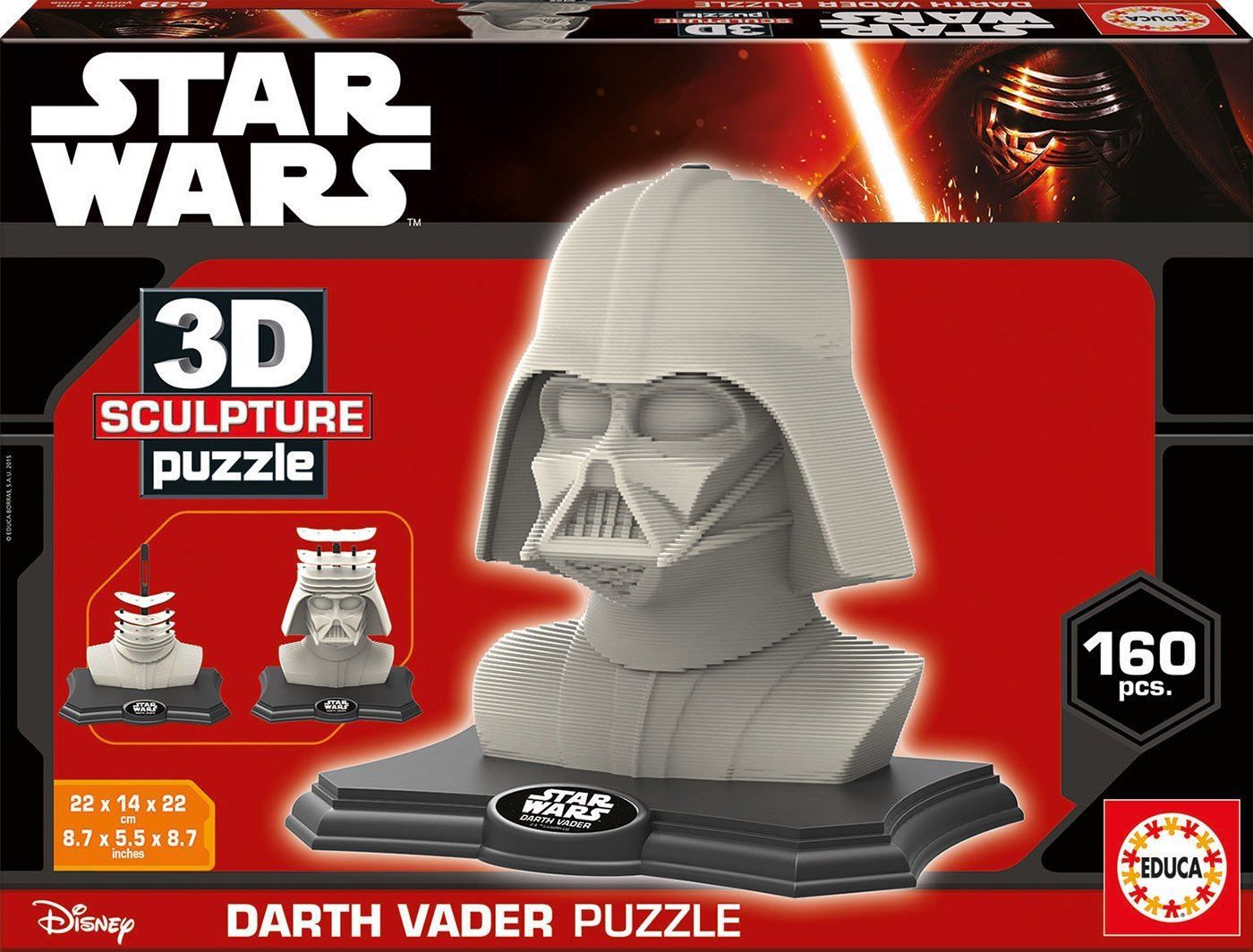 Puzzle sculpture 3d star wars