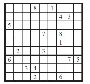 Puzzle sudoku