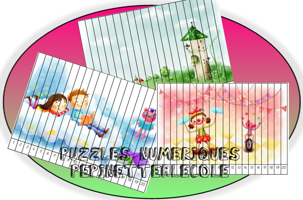 Puzzle numérique maternelle