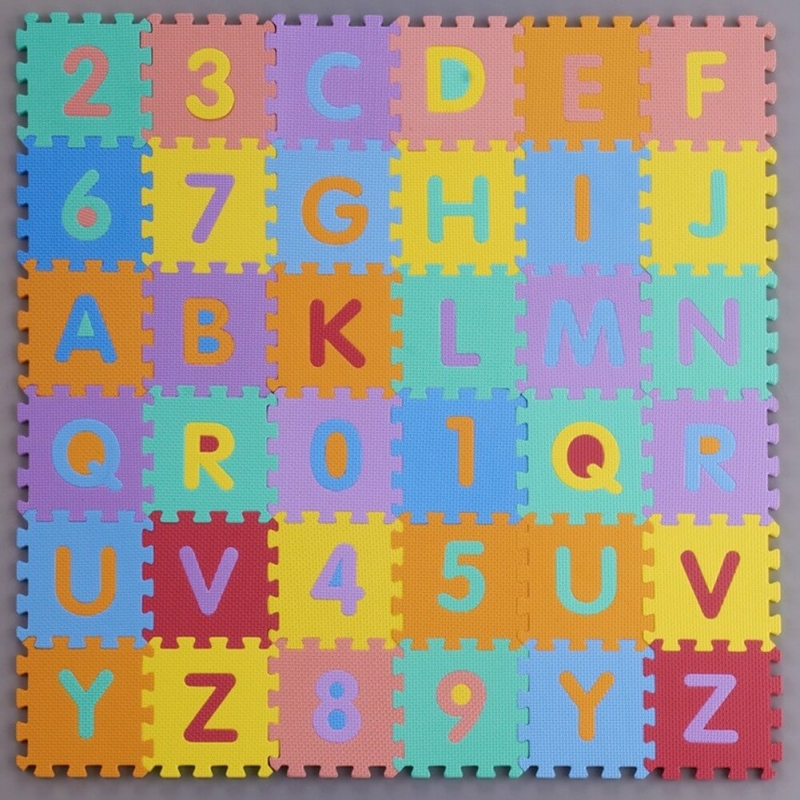 Tapis d eveil puzzle en mousse