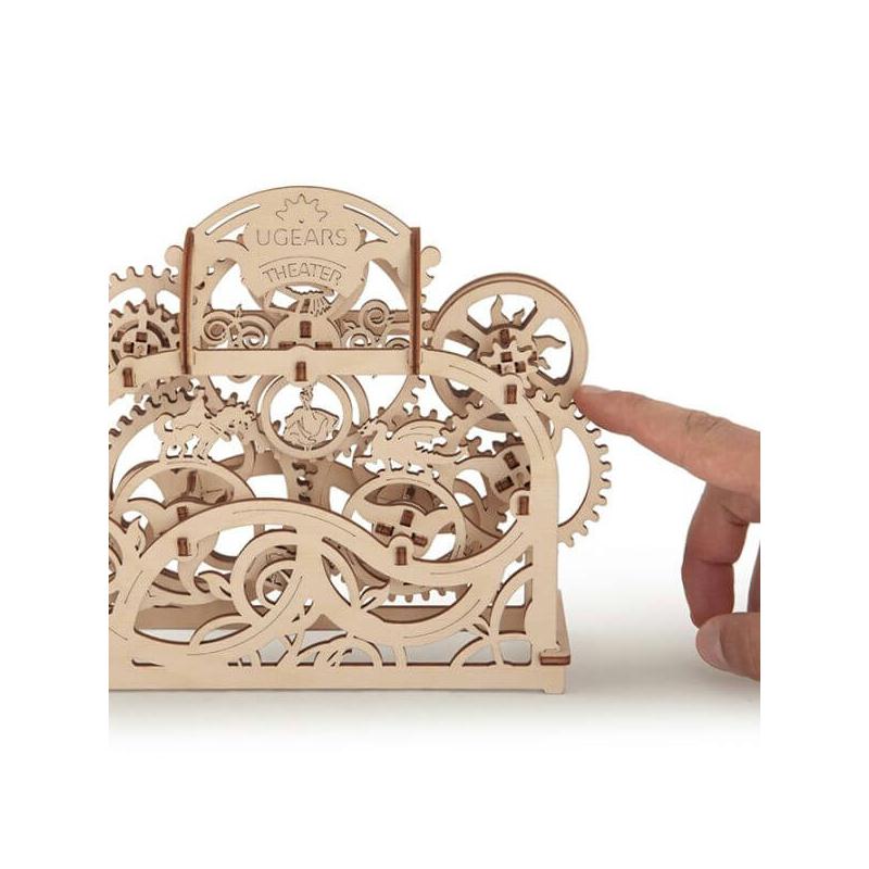 Puzzle 3d mécanique en bois