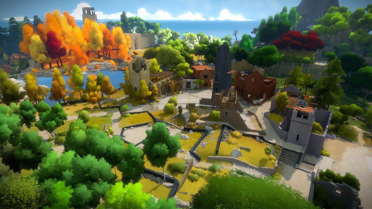 The witness puzzle game