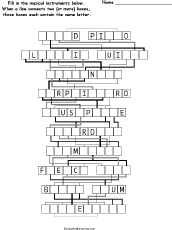 Puzzle musical