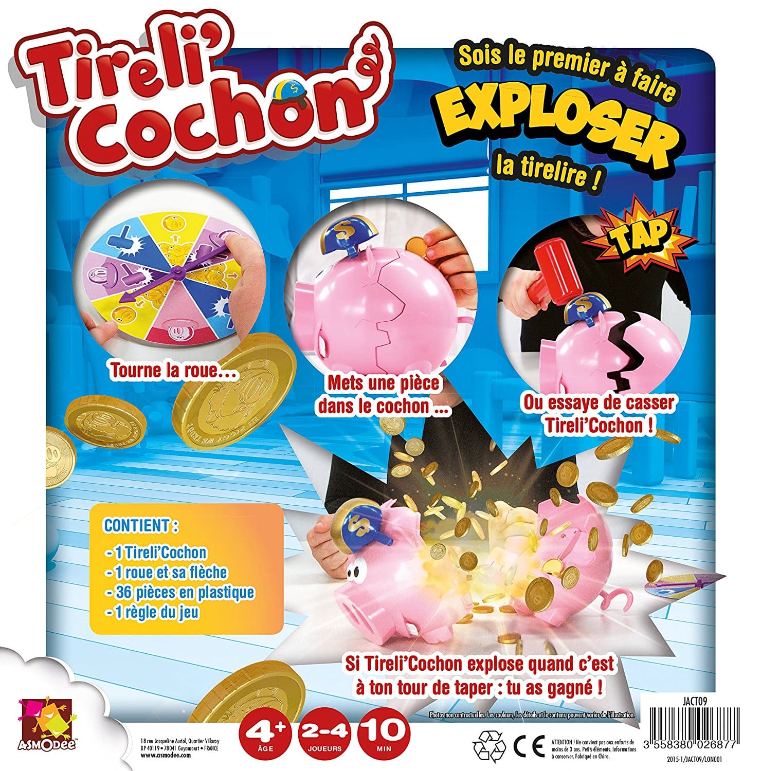 Tireli cochon jeux de societe