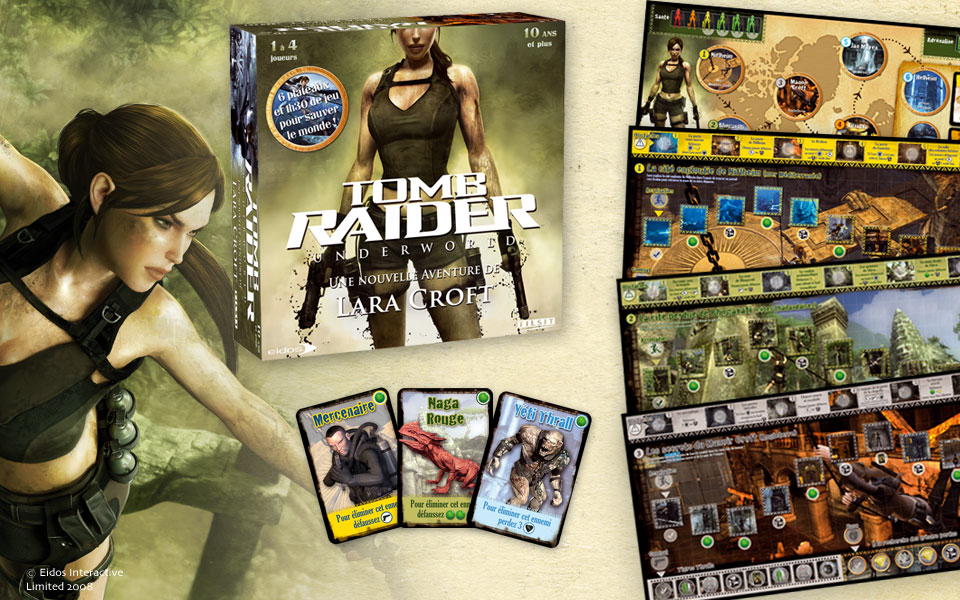 Tomb raider jeux de société