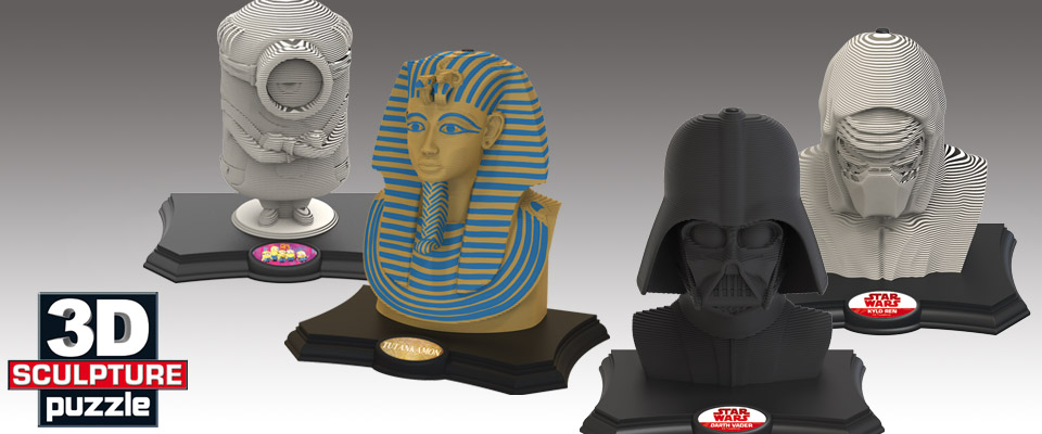 Puzzle sculpture 3d stormtrooper