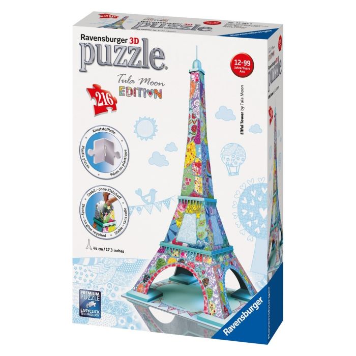 Puzzle 3d tour eiffel lumineuse auchan