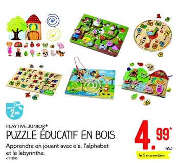 Puzzle en bois lidl