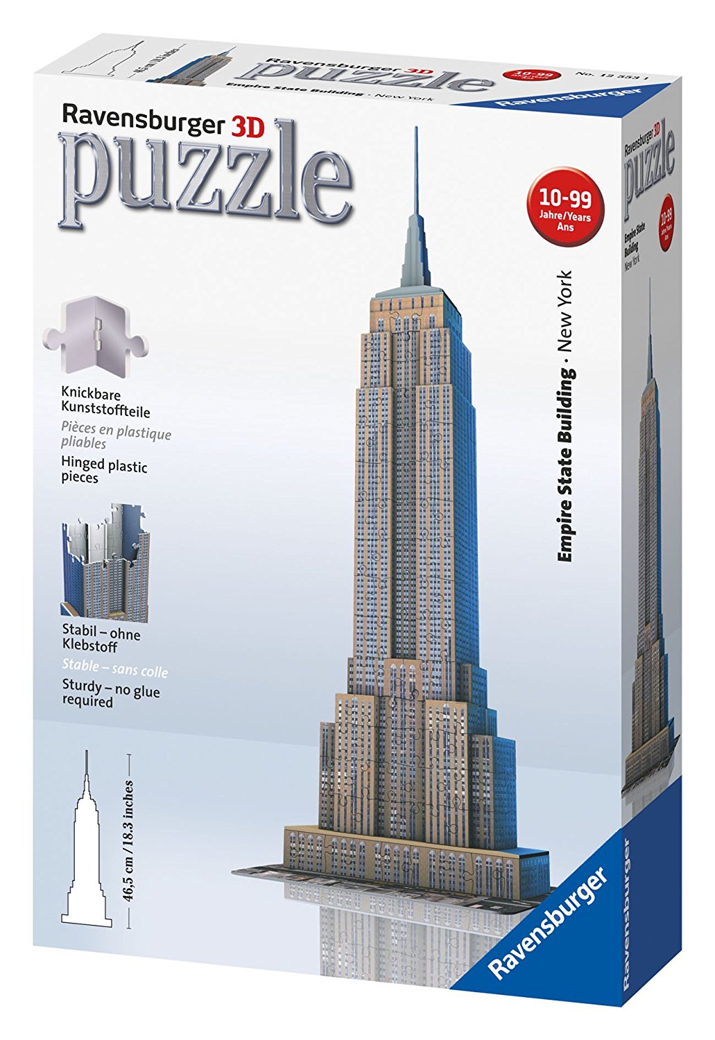 Puzzle 3d ravensburger empire state building