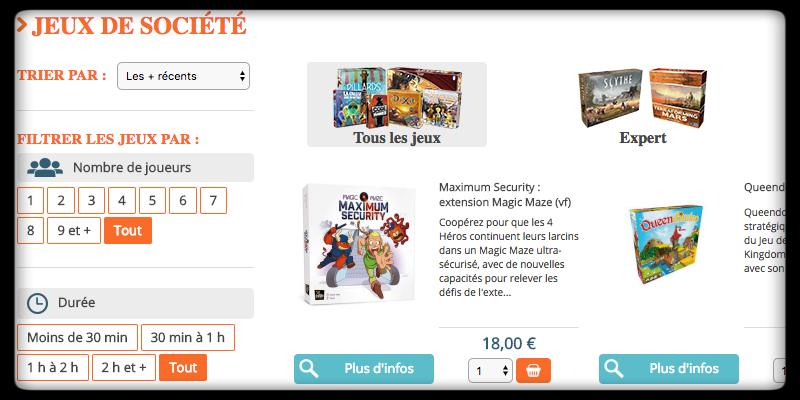 Rachat jeux de societe