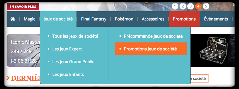 Magic bazar jeux de société