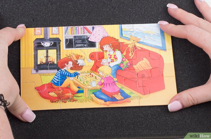 Comment coller un grand puzzle