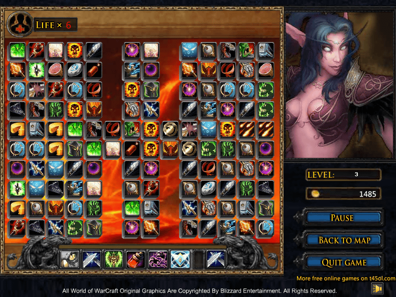 Puzzle world of warcraft