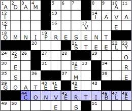Crossword puzzle free