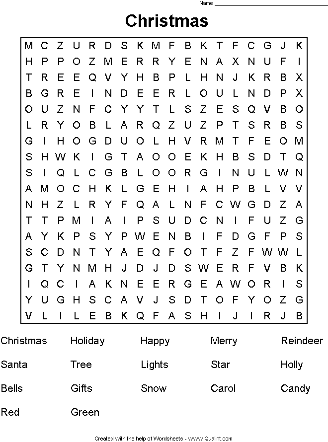 Word puzzle creator