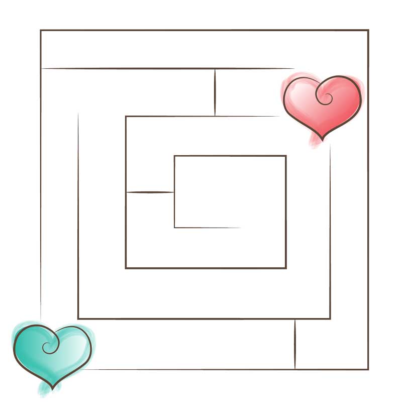 Maze puzzle games