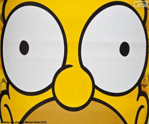 Jeu de puzzle simpson