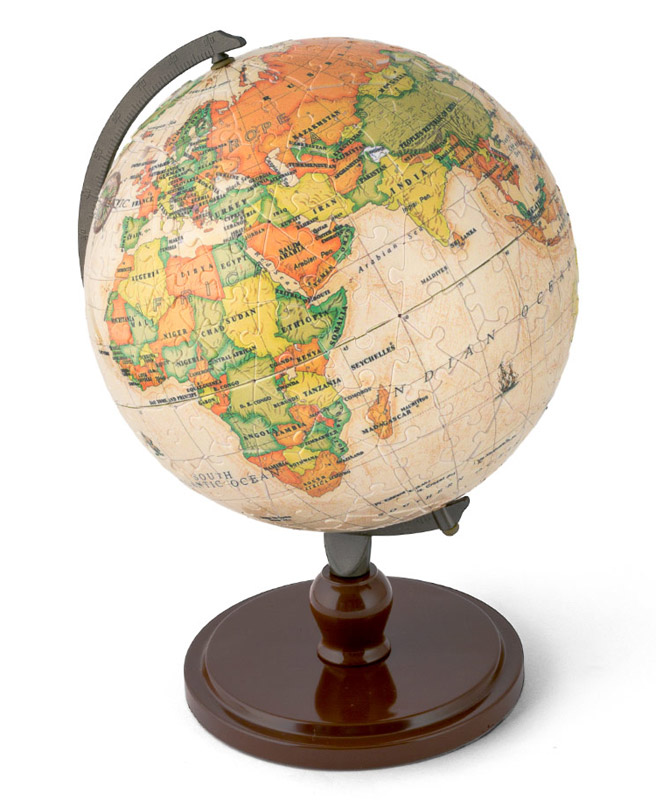 Globe 3d puzzle